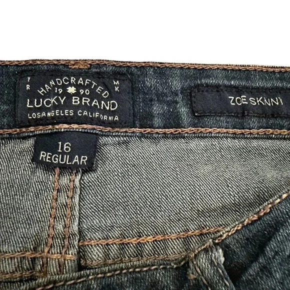 Lucky Brand | Zoe Mid-Rise Stretch Skinny Jeans (16) 👖 - Picture 5 of 6